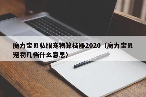 魔力宝贝私服宠物算档器2020（魔力宝贝宠物几档什么意思）